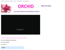 Tablet Screenshot of orchidmedispa.com